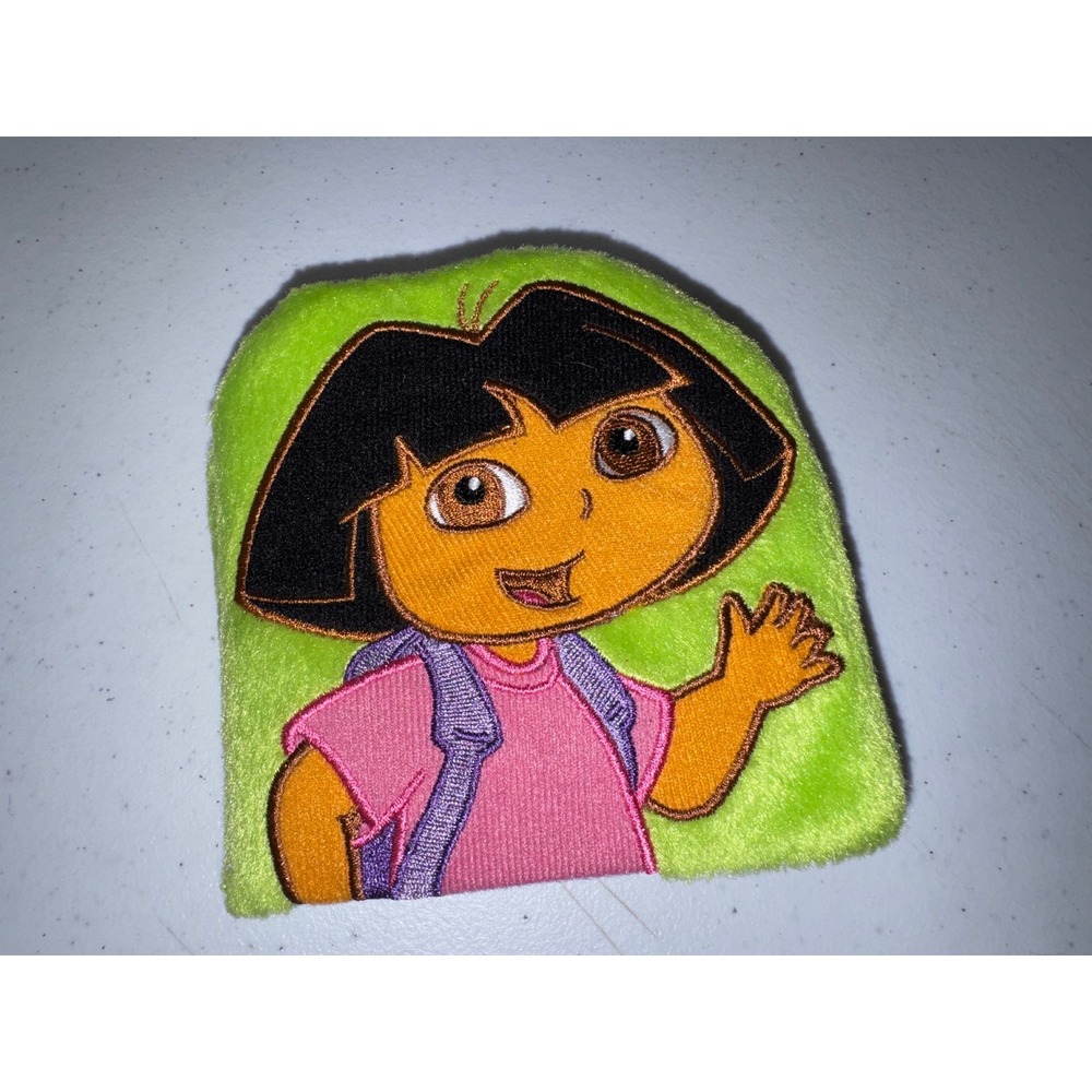 Dora the Explorer Soft Plush Baby Cloth Book Lime Green Boots the Monkey Nick Jr